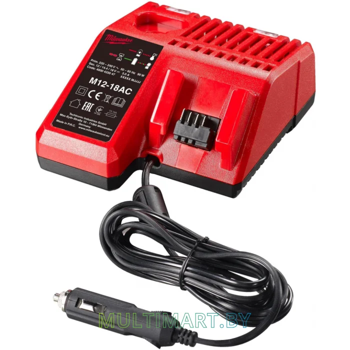 Зарядное устройство Milwaukee M12-18 AC (4932459205)